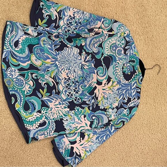 NWT Lilly Pulitzer Florin Sirens & Spirits Top Sz XXS - Picture 3 of 10